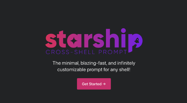 맥 터미널에 Starship prompt 사용하기!